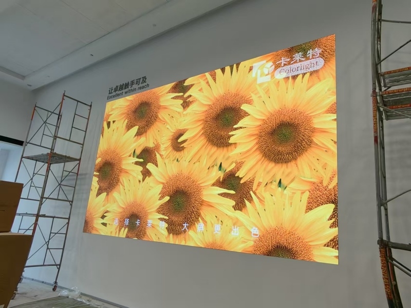 重庆礼嘉领跑4S店室内LED全彩30㎡